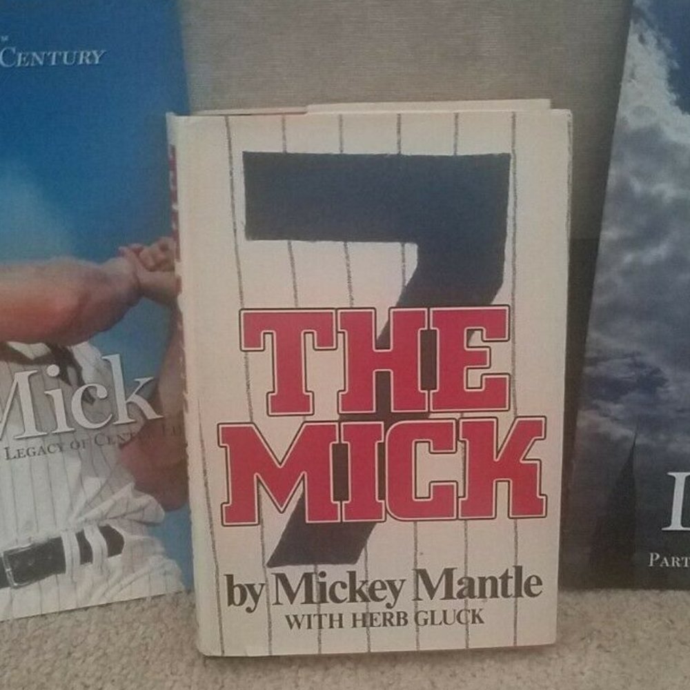 Mickey Mantle and Derek Jeter Yankees Lot Books